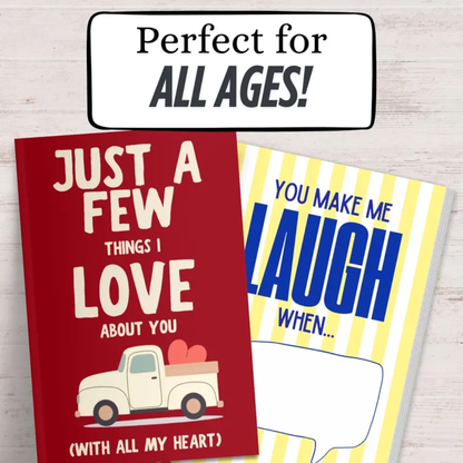 All The Things I Love About You: A Fill-In Keepsake Book