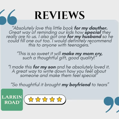 All The Things I Love About You: A Fill-In Keepsake Book